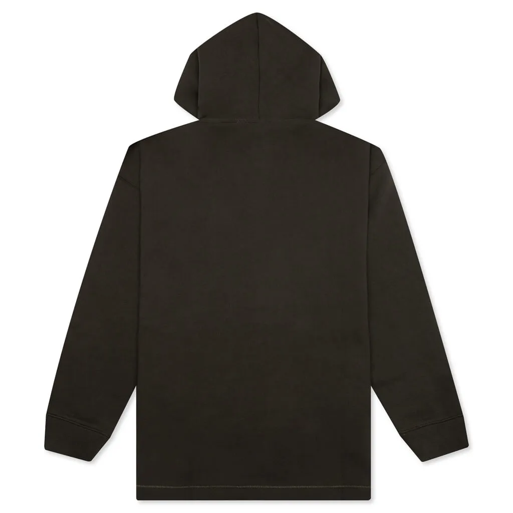 Relaxed Hoodie - Off Black