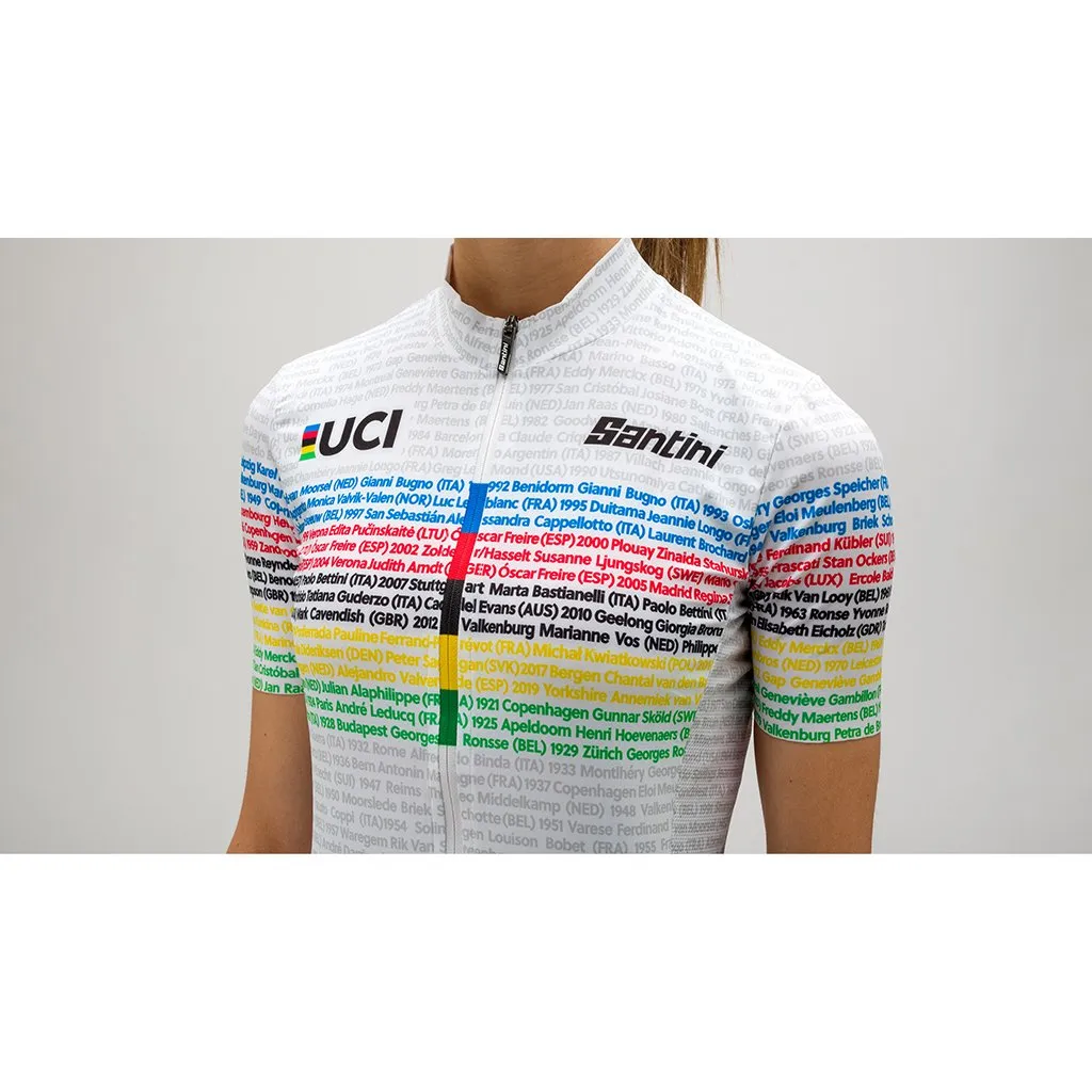 Santini Womens UCI Road 100 Champions Jersey - Print