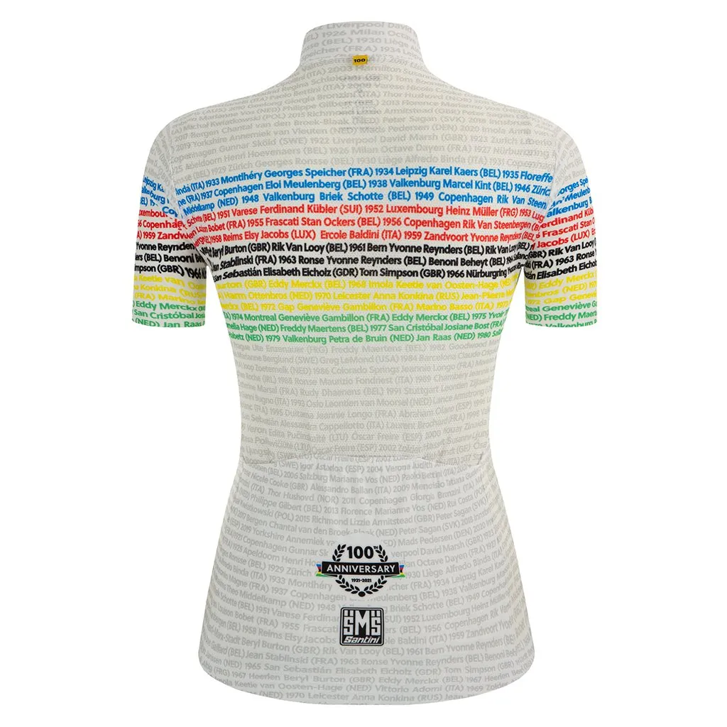 Santini Womens UCI Road 100 Champions Jersey - Print