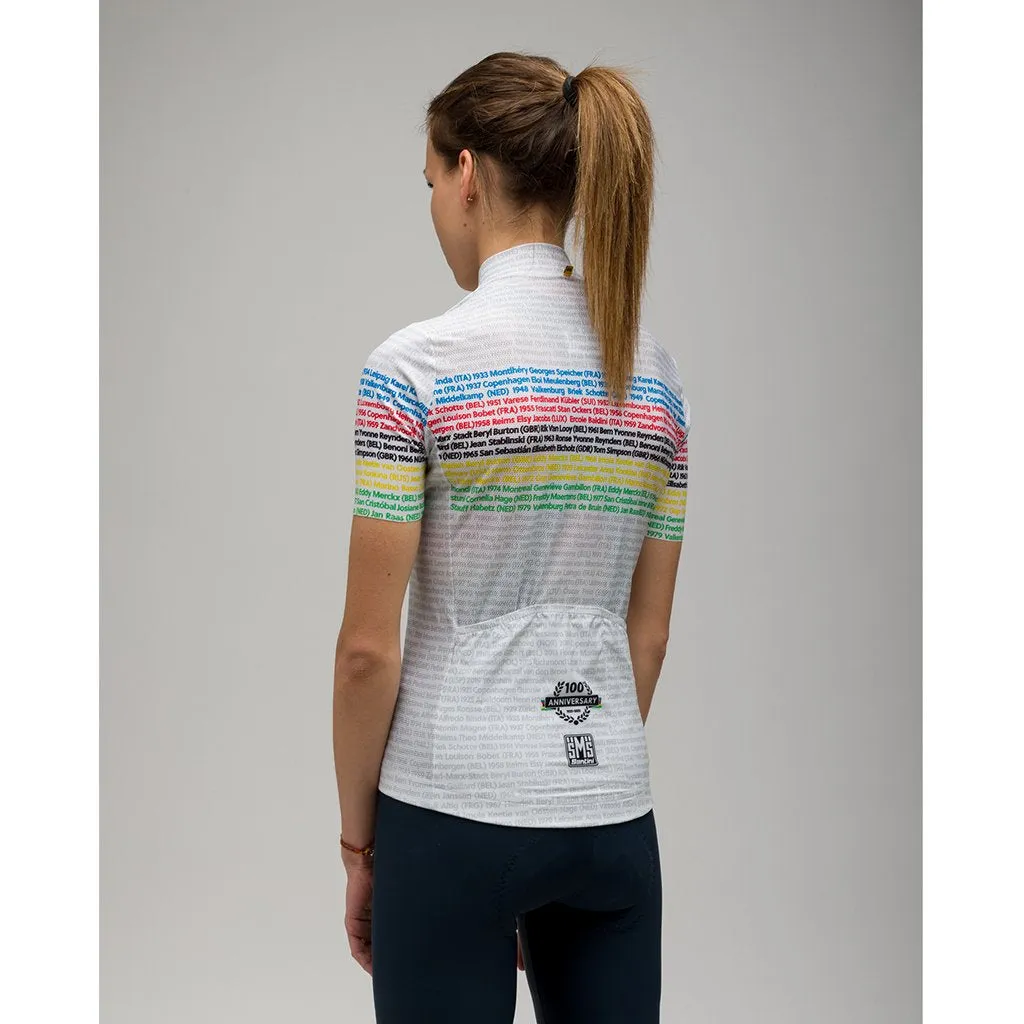 Santini Womens UCI Road 100 Champions Jersey - Print