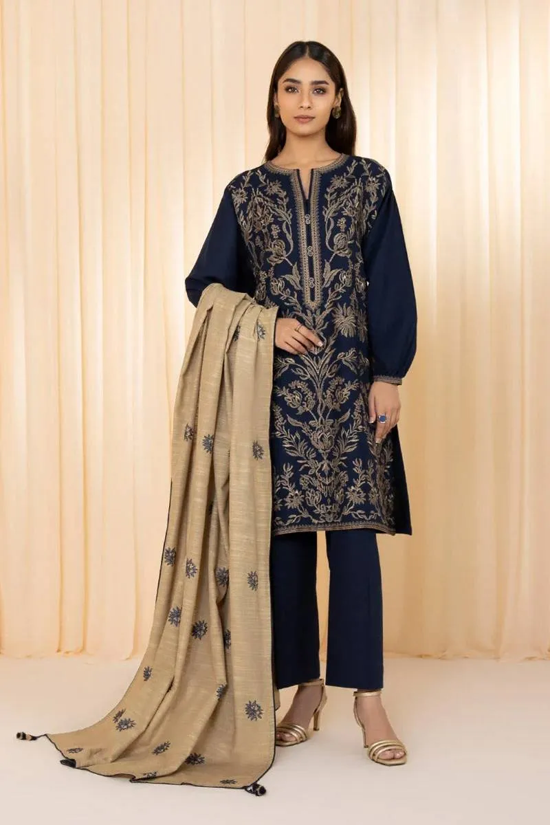 Sapphire Embroidered Lawn Three Piece SPL-1016