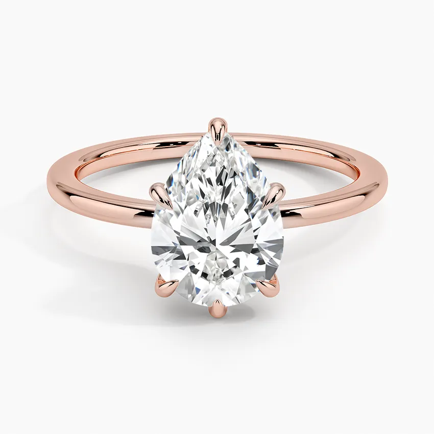 Secret Halo Diamond Engagement Ring [Setting Only] - EC105P