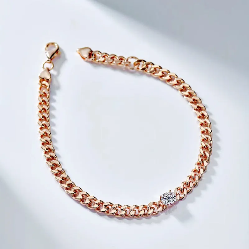 Solitaire Chain Bracelet - BR2