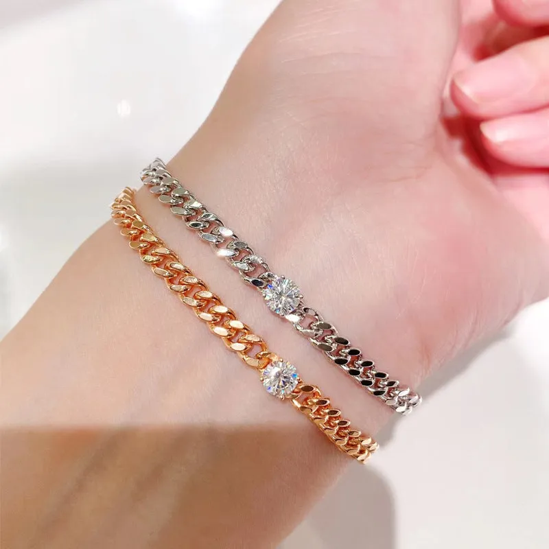 Solitaire Chain Bracelet - BR2