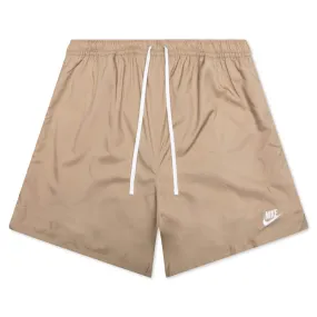 Sportswear Sport Essentials Woven Lined Flow Shorts - Khaki/White