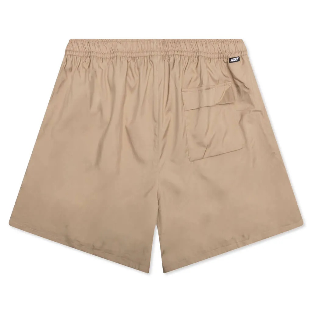 Sportswear Sport Essentials Woven Lined Flow Shorts - Khaki/White