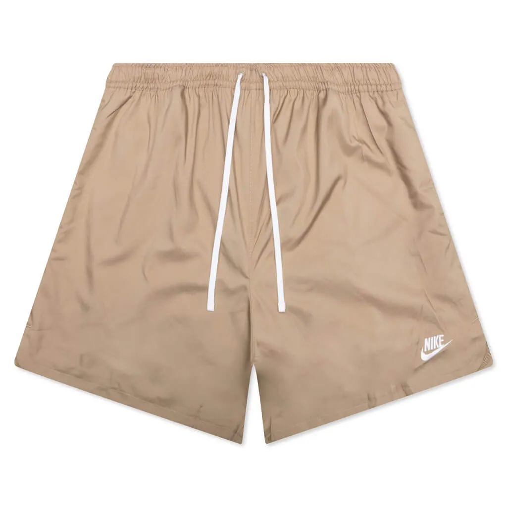 Sportswear Sport Essentials Woven Lined Flow Shorts - Khaki/White