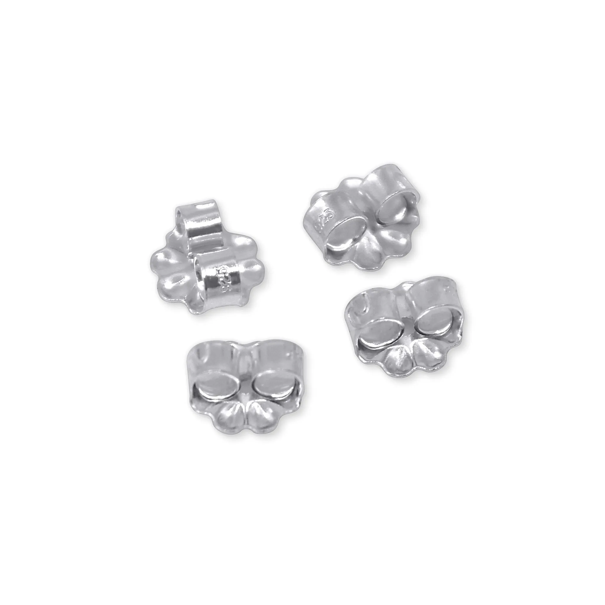 STERLING SILVER SMALL EARRINGS BACKS/NUT PACK