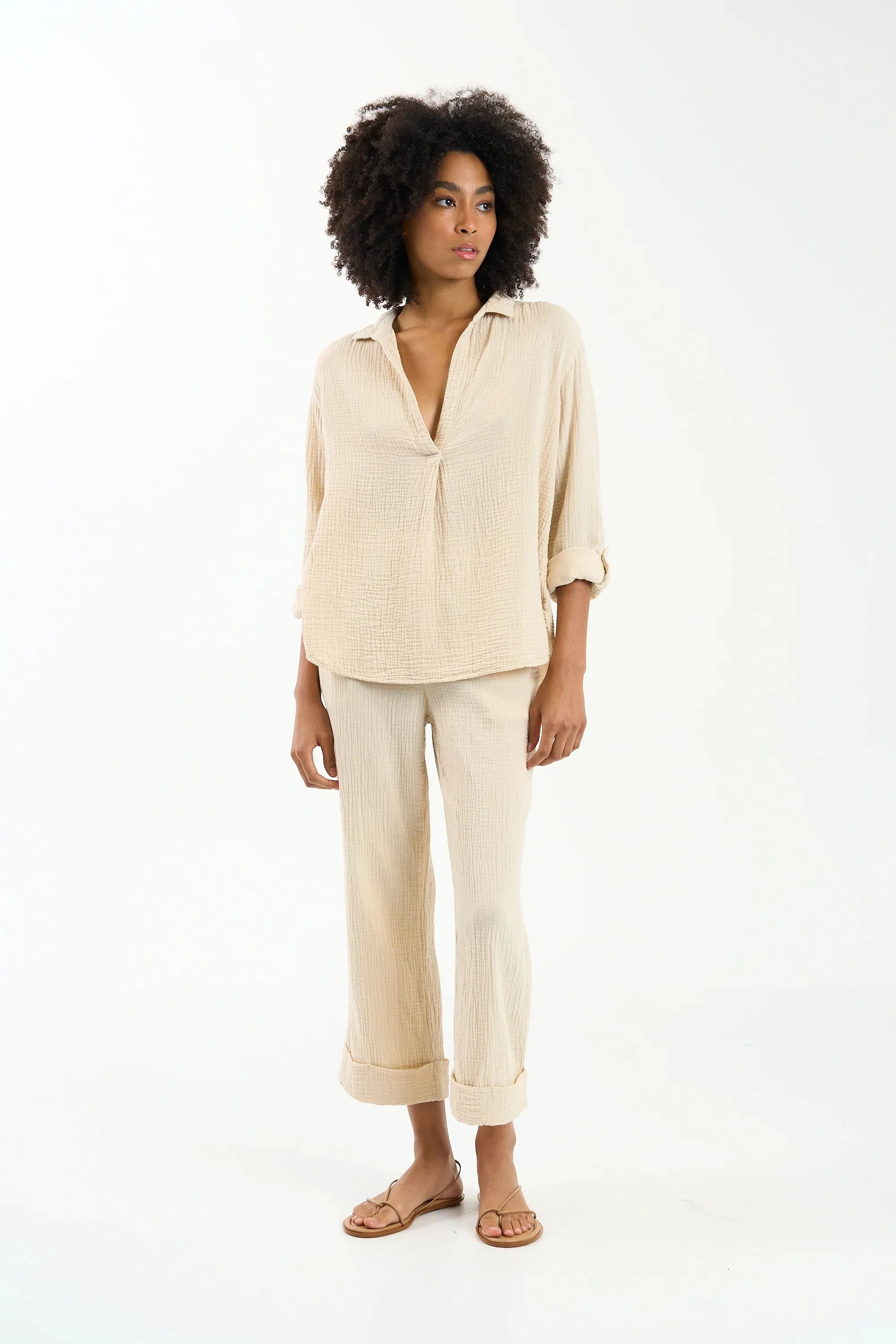 Sundays - Emerson Blouse - Natural