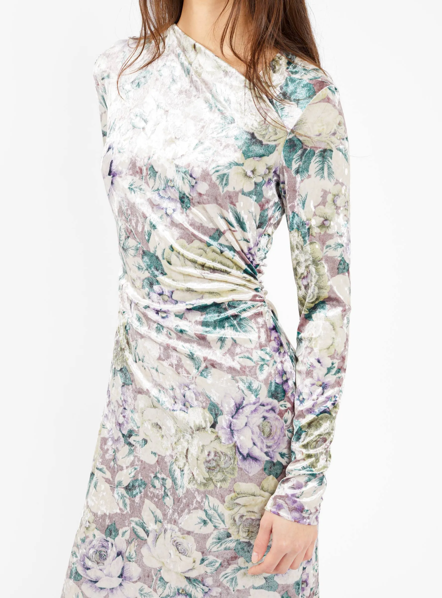 Surveillance Dress Light Purple Floral