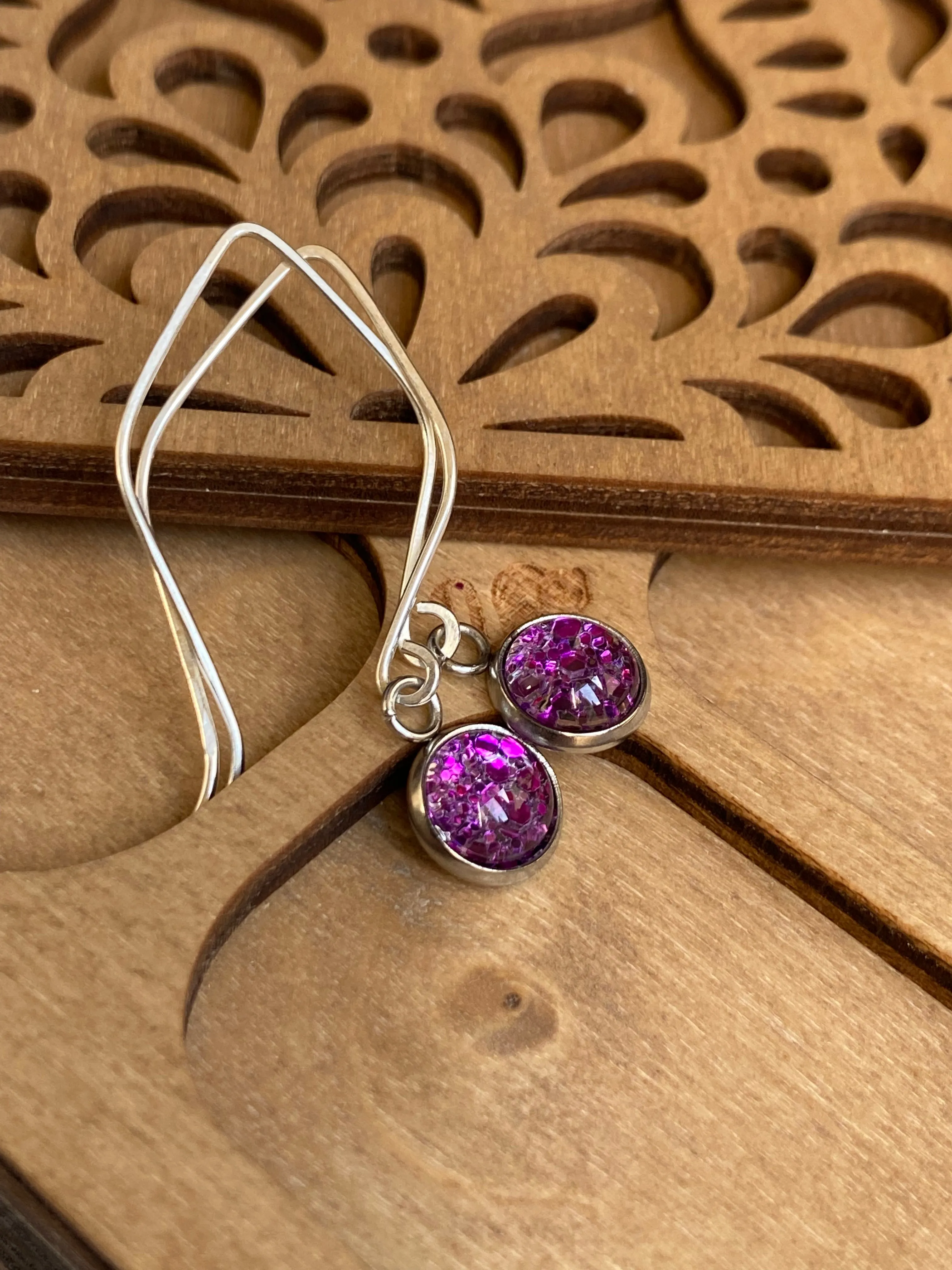 The Gloria Earrings. Sterling silver hooks - Glitter4Good