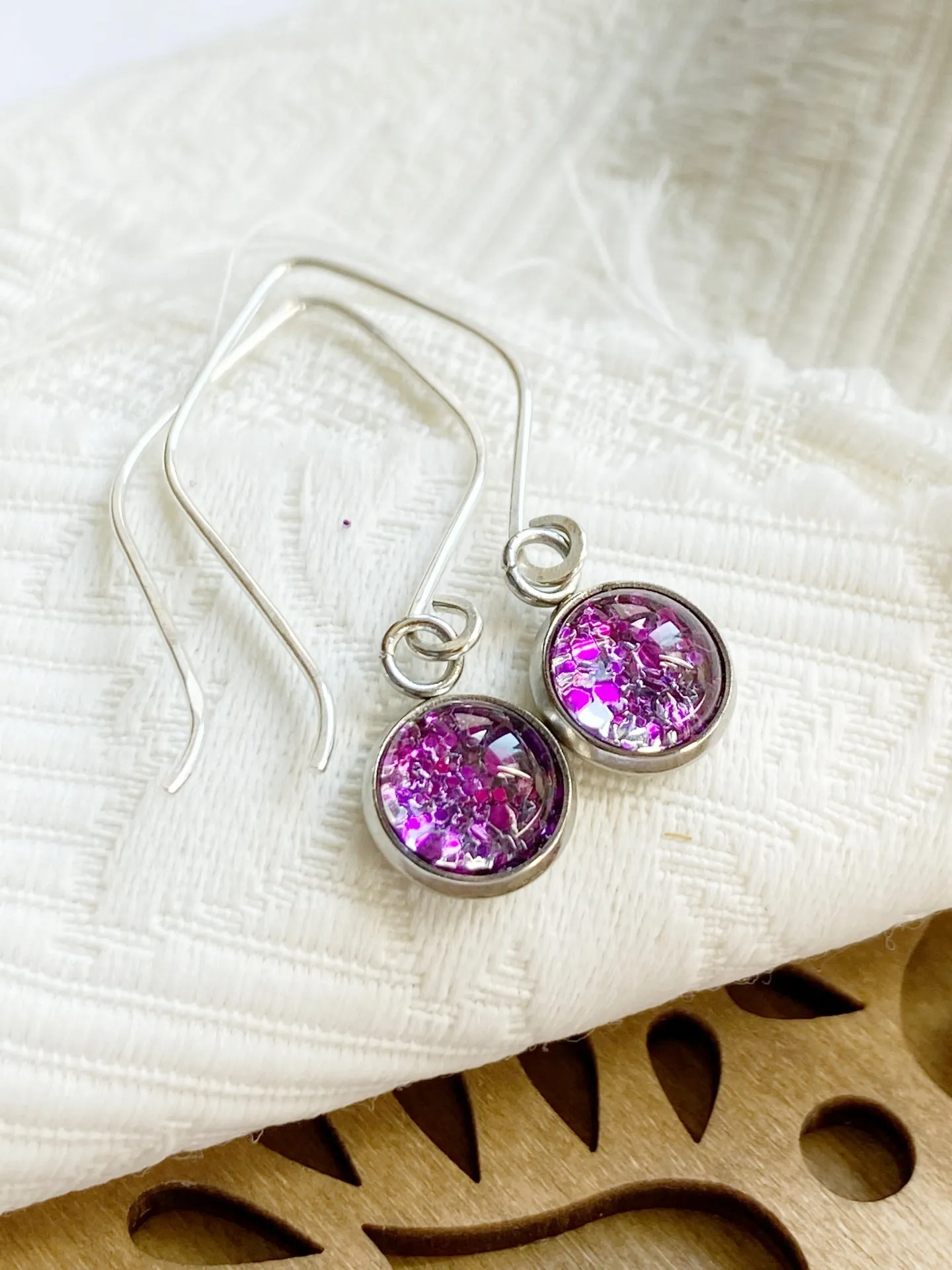 The Gloria Earrings. Sterling silver hooks - Glitter4Good