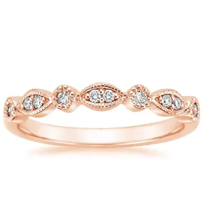 Tiara Half Eternity Diamond Woman Wedding Ring - LR21