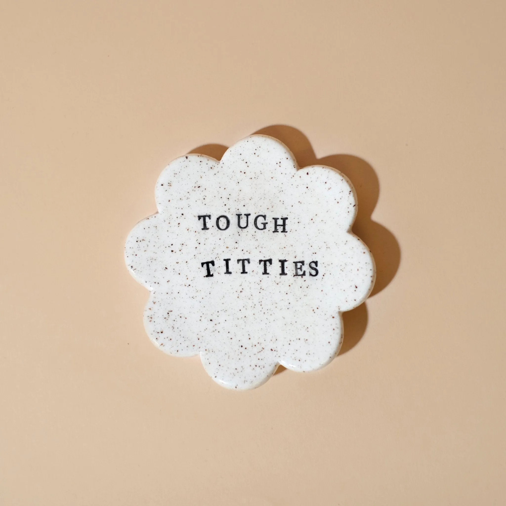 Tough Titties Ceramic trinket tray