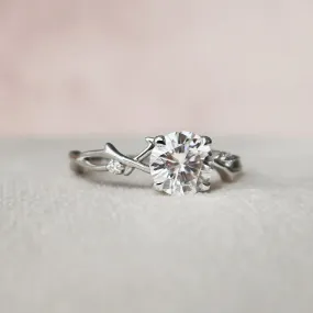 Twig Braided Diamond Engagement Ring [Setting Only] - EC076