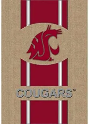 WSU Burlap Flag